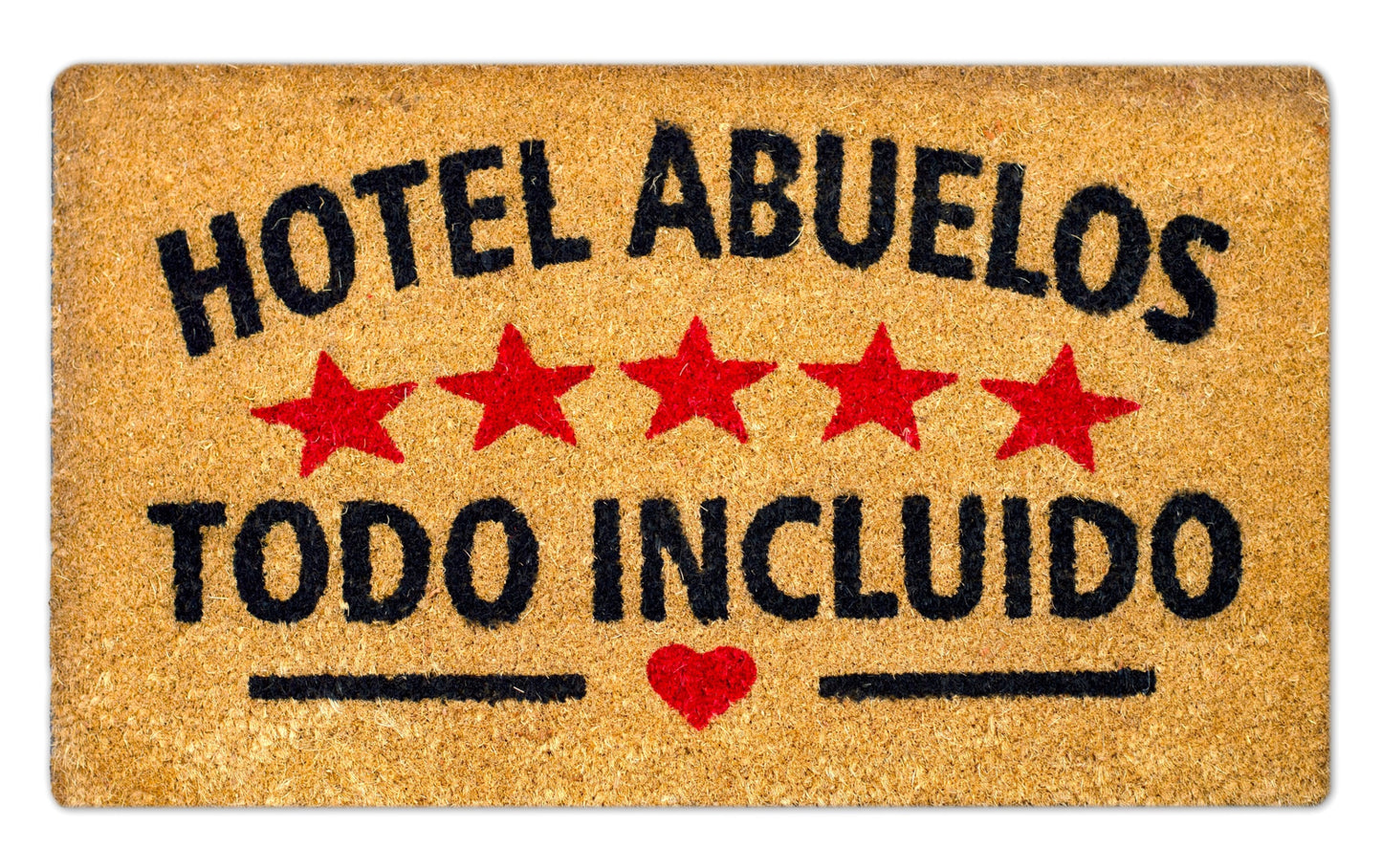 Felpudo de coco natural Abuelos 40x70 cm