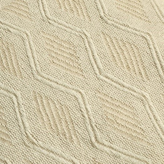 Colcha multiusos para sofá y cama, modelo Rombos, color beige. Medidas 125x180 cm, 180x260 cm, 230 x 260 cm