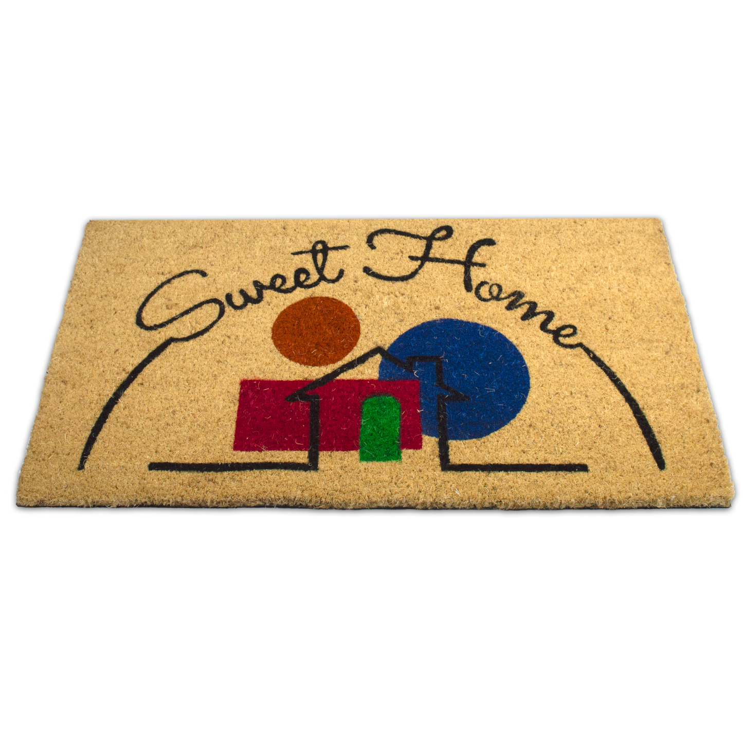 Felpudo de coco natural Sweet 40x70 cm