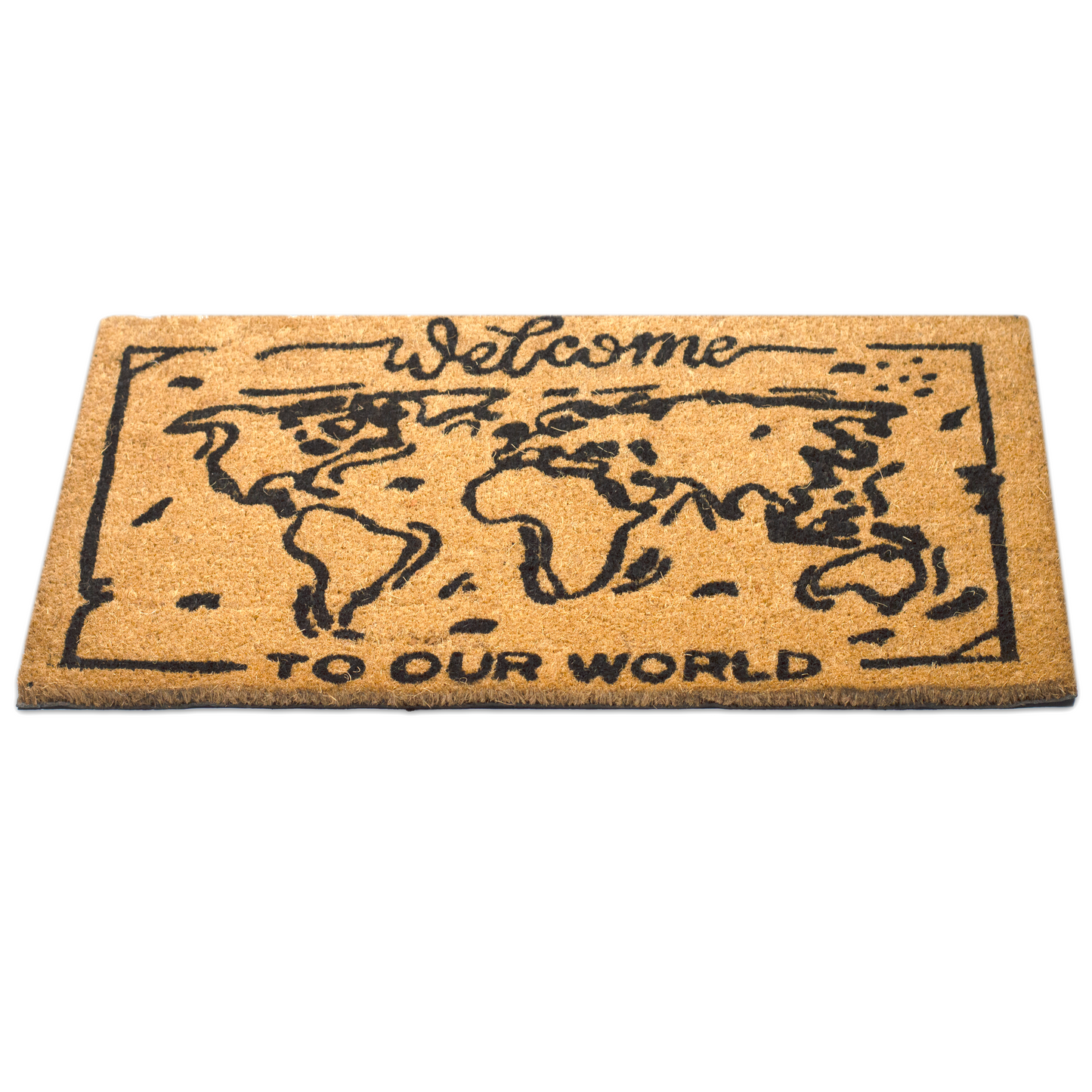 Felpudo de coco natural World 40x70 cm