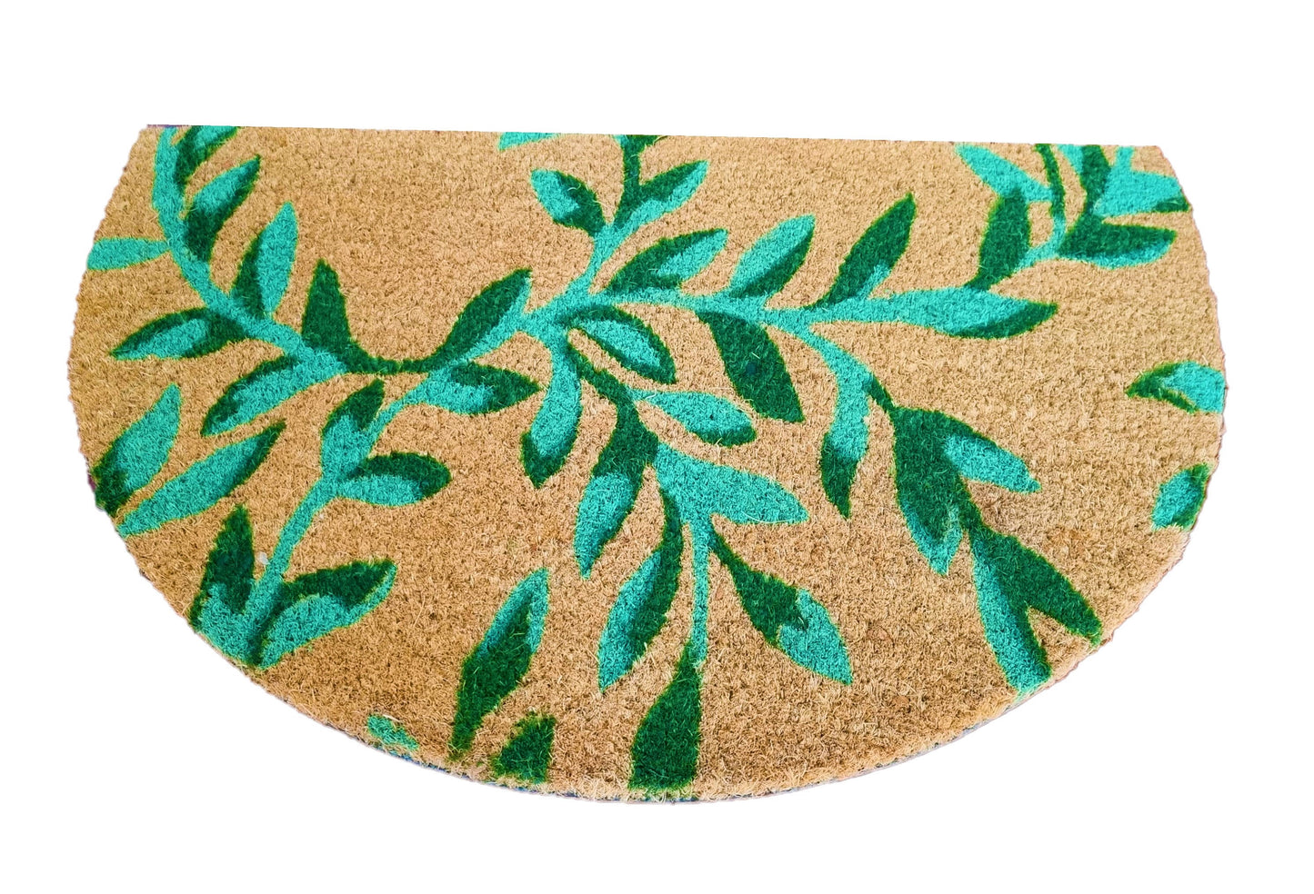 Felpudo de coco natural semicircular Naturaleza 40x70 cm