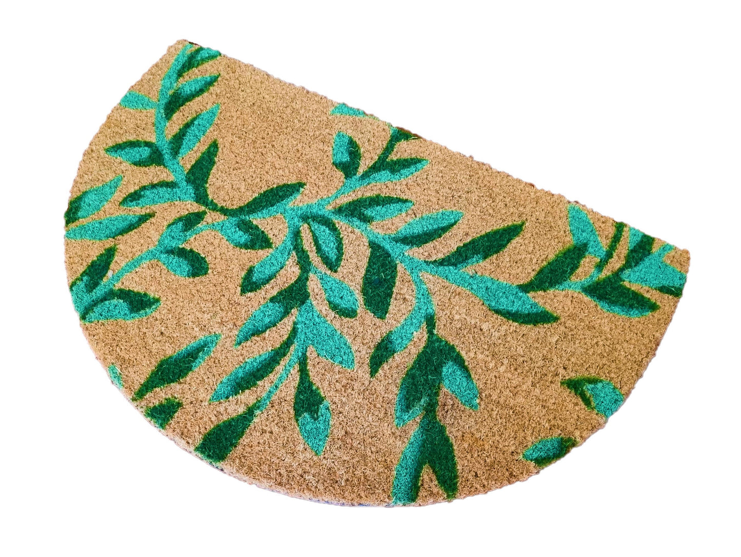 Felpudo de coco natural semicircular Naturaleza 40x70 cm