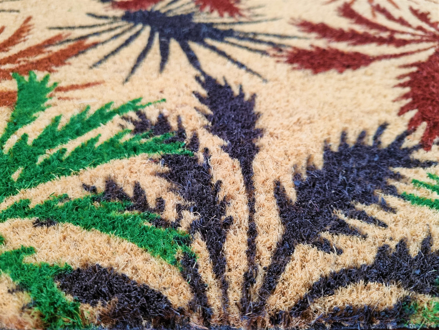 Felpudo de coco natural Palmeras 40x70 cm