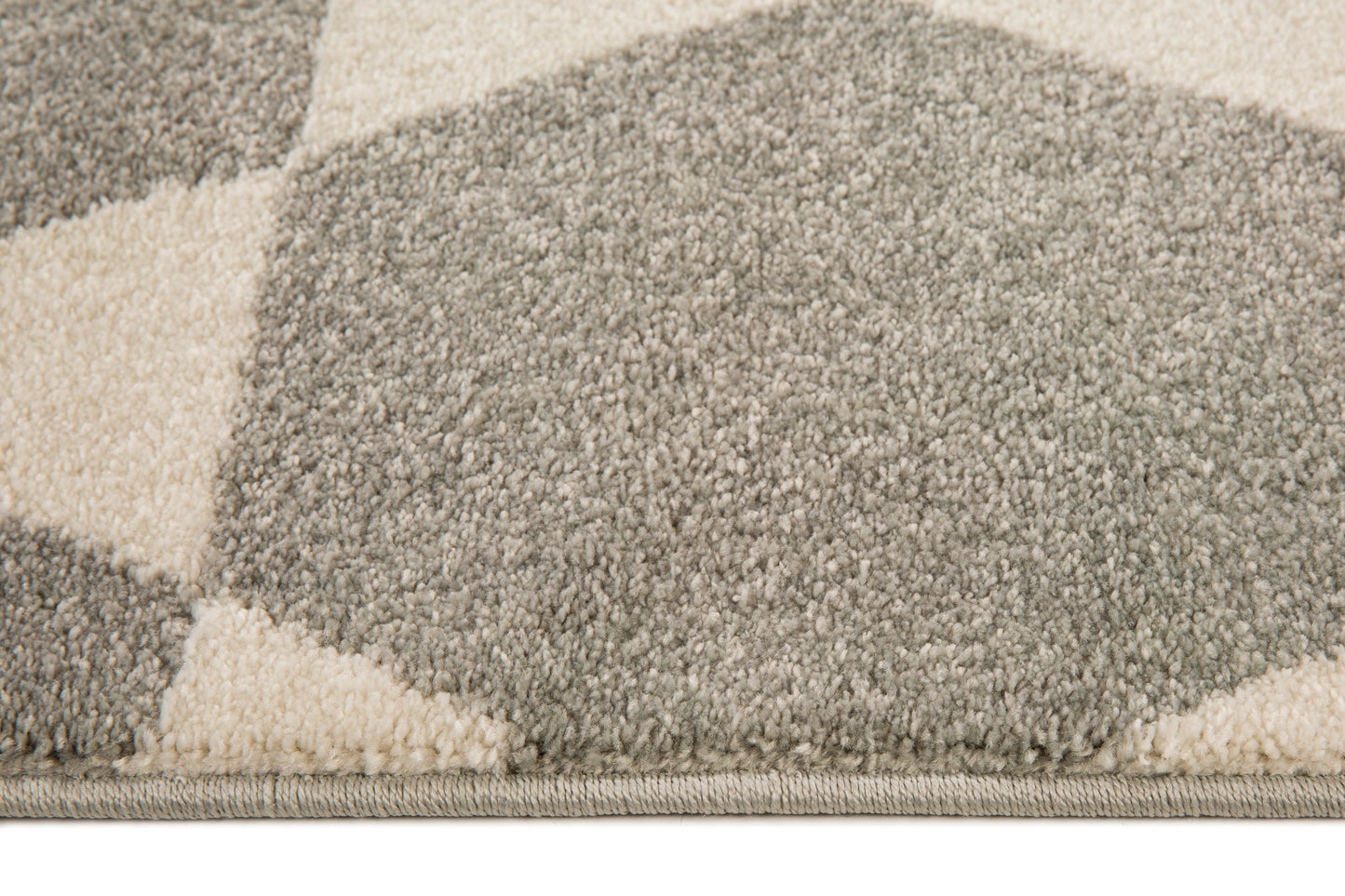 Alfombra de salón y habitación Madrid Estampado Gris