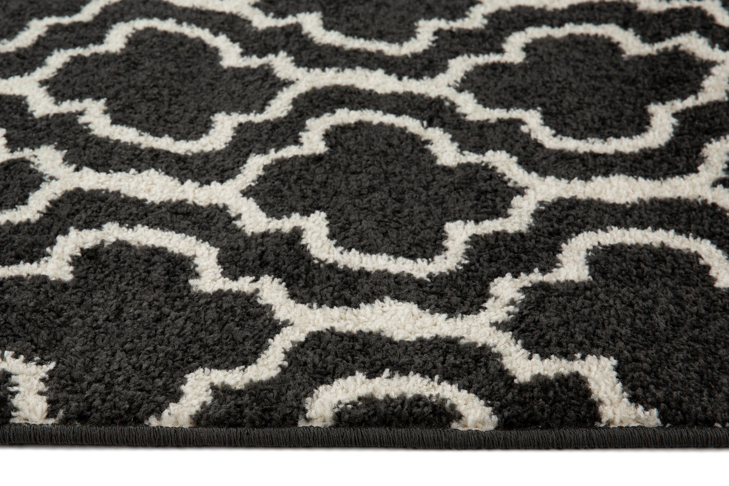Alfombra de salón y habitación Turín Estampado Antracita