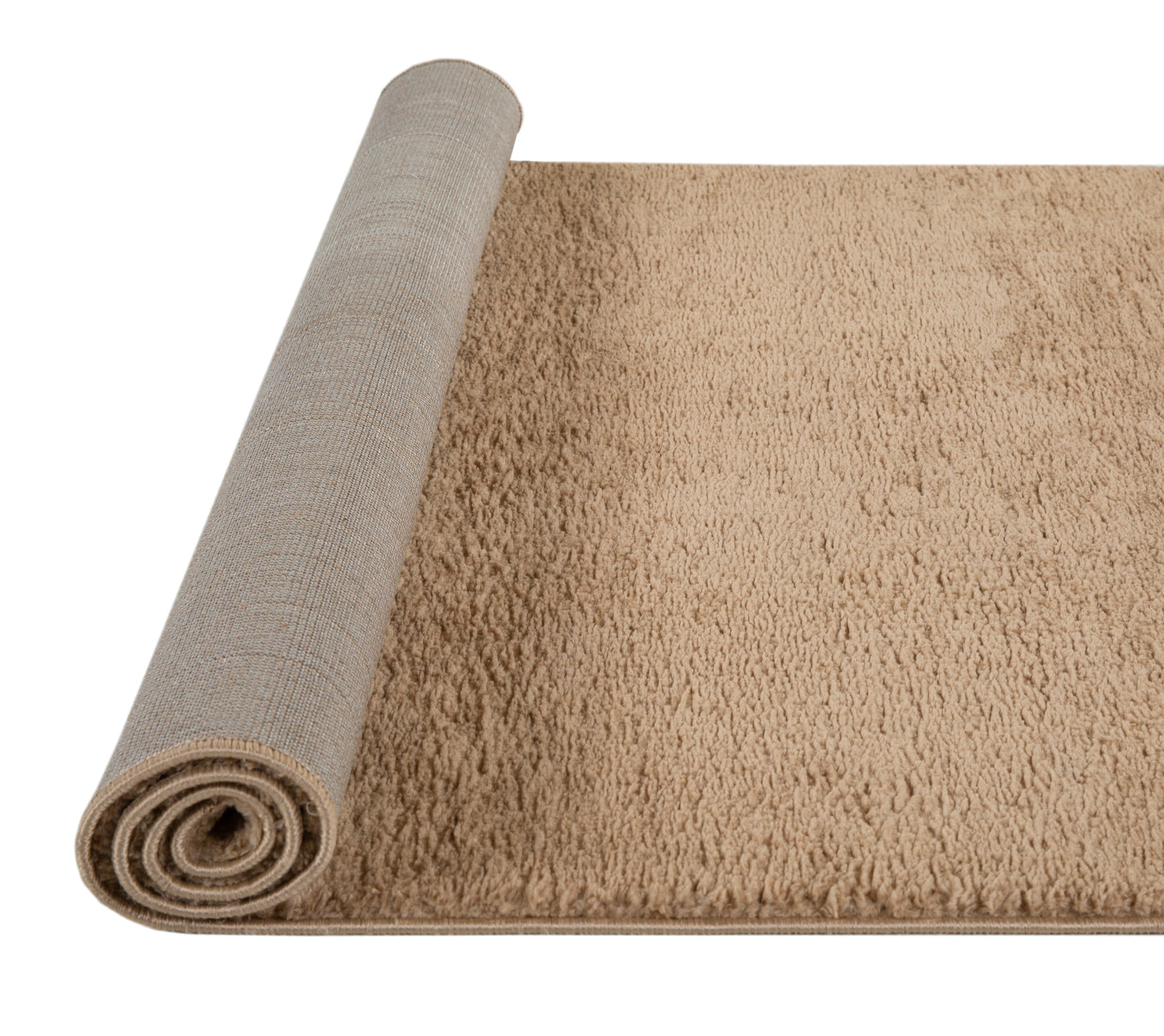 Alfombra de salón y habitación Nápoles Liso Camel