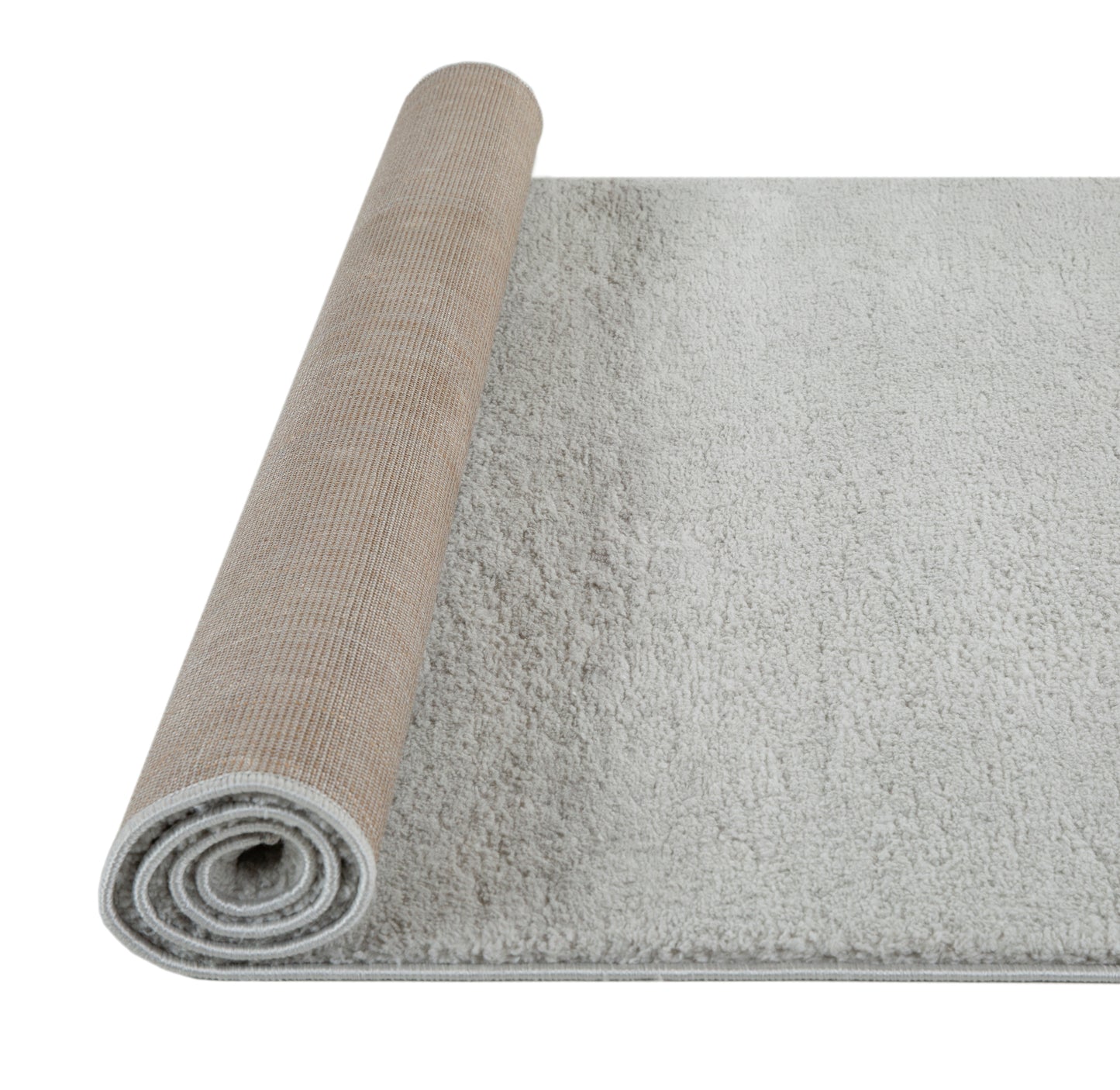 Alfombra de salón y habitación Nápoles Liso Gris