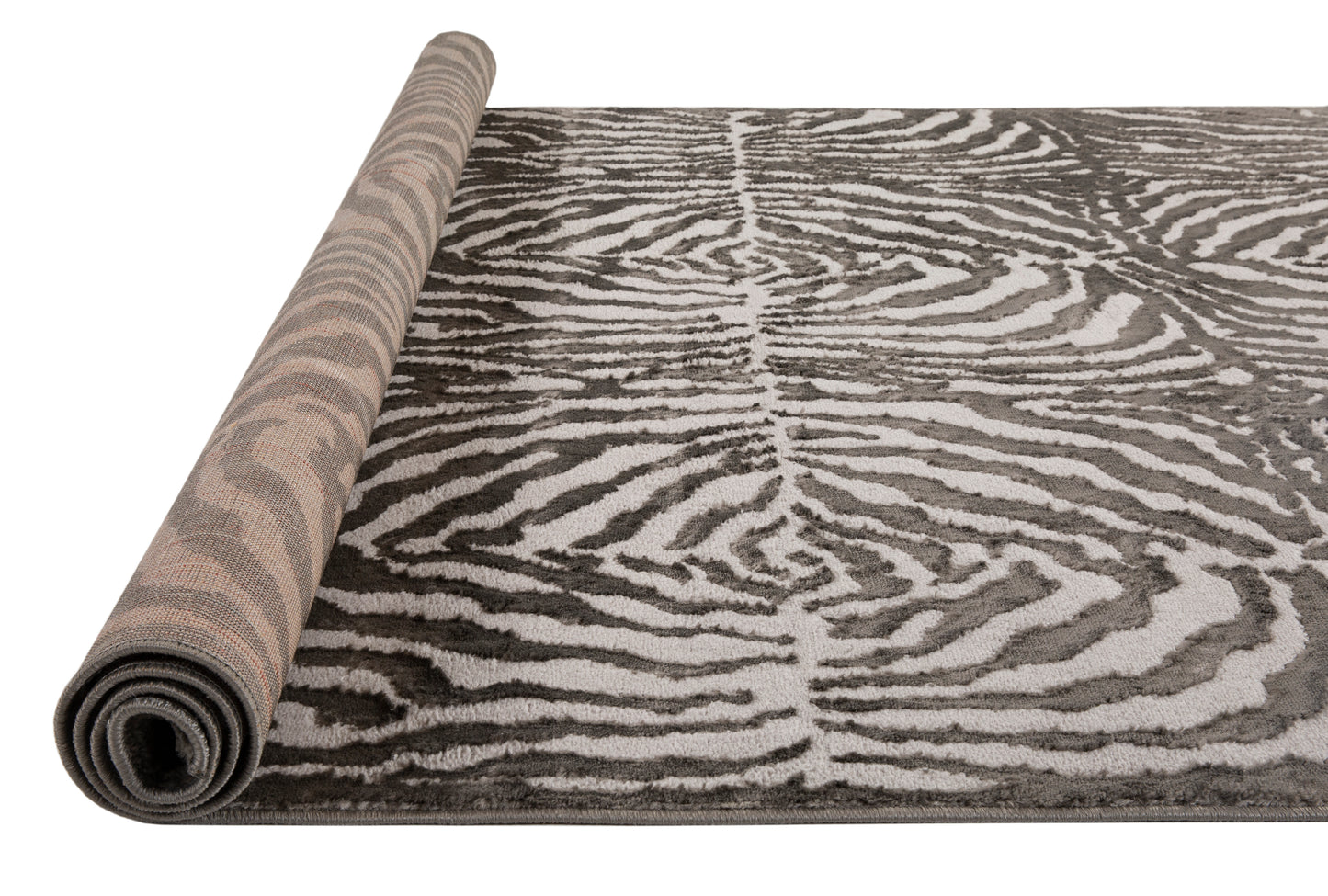 Alfombra de salón y habitación París Estampado Antracita