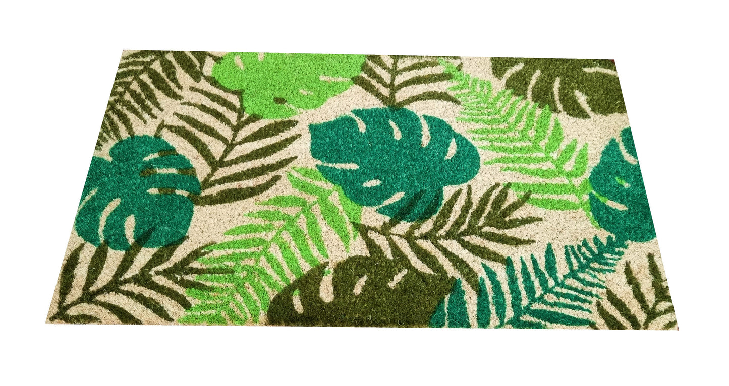 Felpudo de coco natural Tropical 40x70 cm