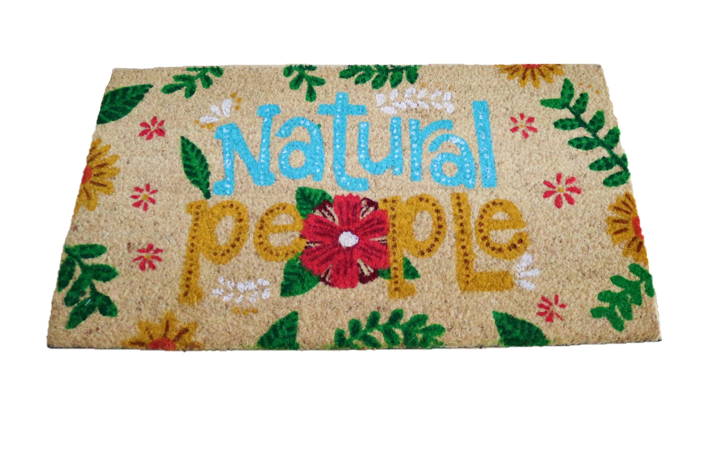 Felpudo de coco natural Natural People 40x70 cm