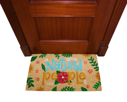 Felpudo de coco natural Natural People 40x70 cm